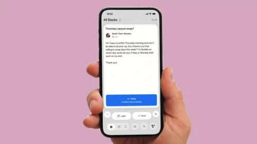 Avec email app launches with Tinder-style swipes and AI voice replies