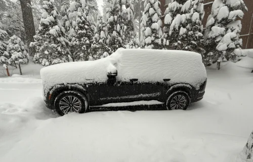 GM's 9,000-pound electric Escalade IQL wins over sceptic in Tahoe snowstorm