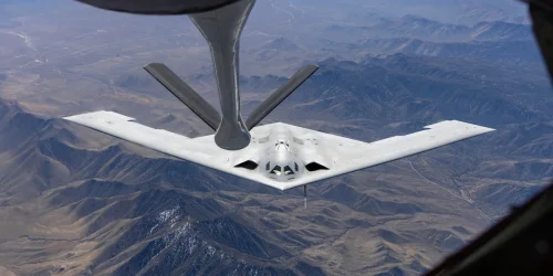 US Air Force releases new B-21 Raider photos, showcases aerial refuelling capability