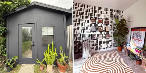 Florida remote worker transforms garden shed into home office for $2,500